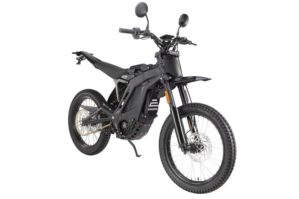 E Ride Pro SS 3.0 L1e/L3e mit Serien-Spiegeln, Frontlicht und Kennzeichenhalter; FAR FLEXI Zubehör nicht abgebildet