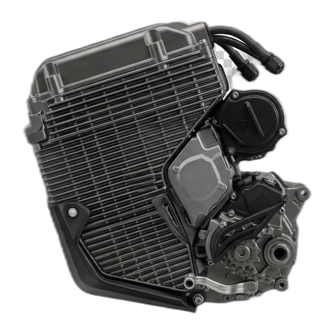 Stark Future powertrain left engine